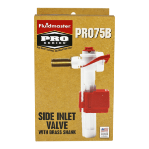 Fluidmaster PRO75B-AU Side Entry Toilet Inlet Valve Brass Shank